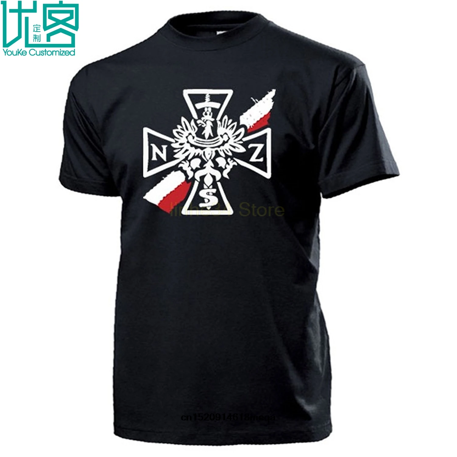 Забавные футболки Narodowe Zbrojne Национальный Военный флаг польского полска Орел