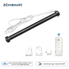 Роликовый двигатель Zemismart Tuya Zigbee 3,0 для трубки 36 37 38 мм Alexa Echo Google Home Smartthings