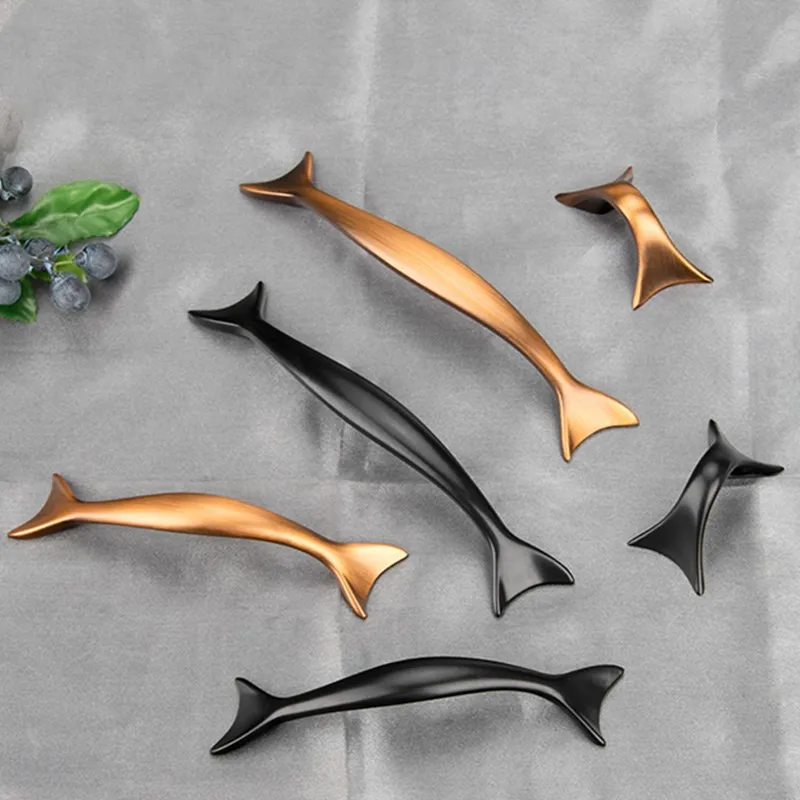 Китайский дизайн русалки искусственный шкаф комод ручки Тяговая фурнитура|Ручки