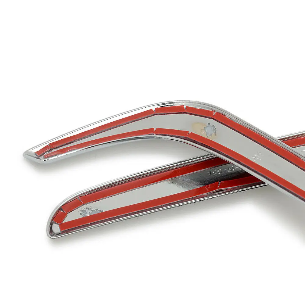 

For Honda CRV CR-V 2017-2019 ABS Chrome Front Fog Light Lamp Eyelid CoverTrim