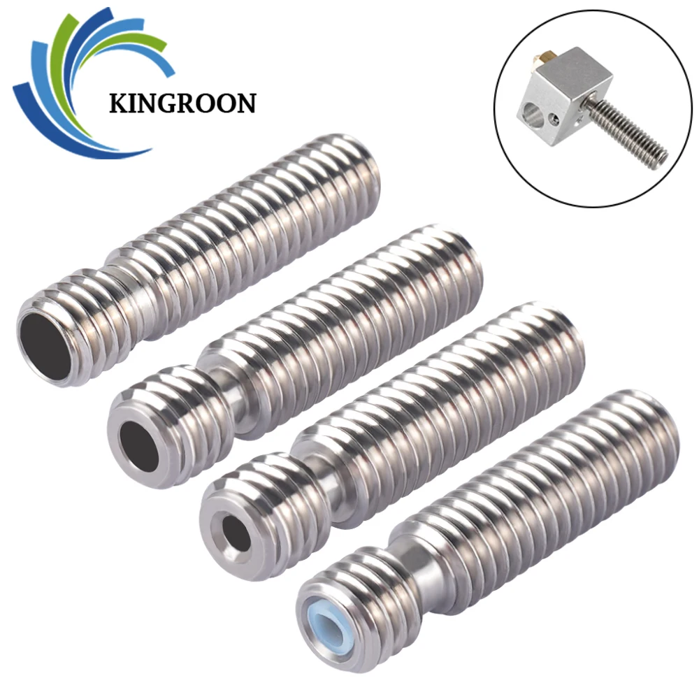 Горло KINGROON E3D V5 из нержавеющей стали 26 мм Резьба M6 Горячий Конец для нити 1 75 3