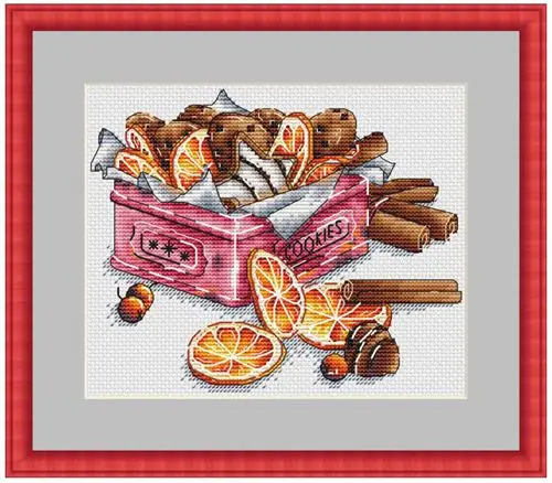 Набор для вышивки крестиком tt Счетный вентилятор ручная работа 14ct вышивка лимон