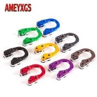 1pc archery d loop ring compound bow release aid bowstring safety release u shape buckle for shooting hunting accessories