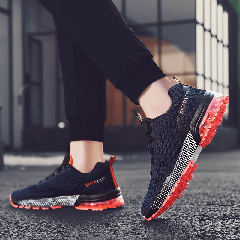 

New High-quality Trendy Sneakers Breathable Casual Shoes For Men Lightweighe Comfortable Walking Cushioning Shoes Tenis Masulion