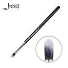 Jessup, Кисть для макияжа, смесь, DUO FIBRE Eye, косметический инструмент, один, высокое качество, профессиональная, оптовая продажа, волокна для волос, черный, серебристый, 1 шт. 241