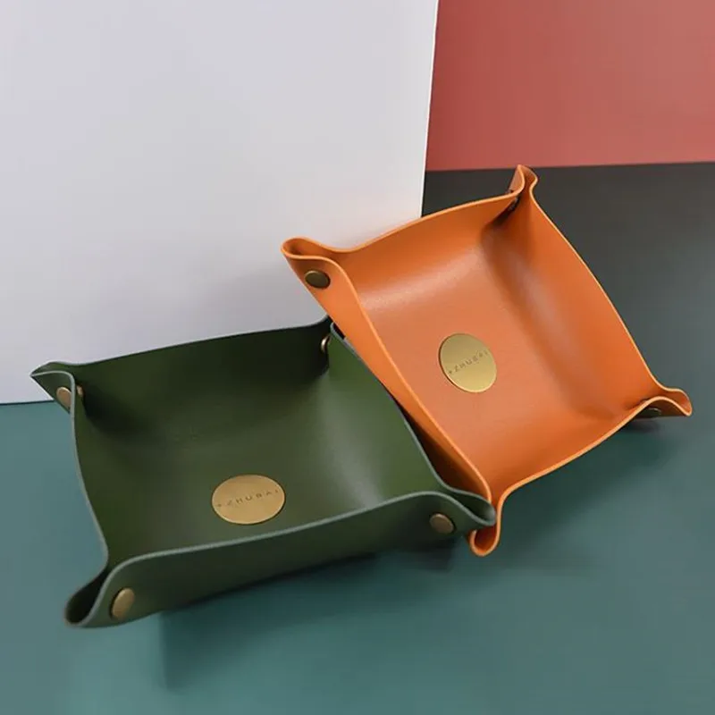 Складная полка для хранения Cutelife в скандинавском стиле из искусственной кожи