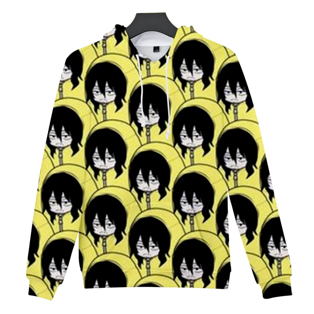 

Новое поступление 2021, толстовки с капюшоном с 3D принтом My Hero academic Aizawa shoua, повседневный спортивный костюм с капюшоном для мужчин и женщин, пул...