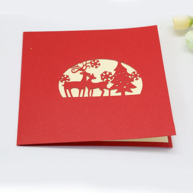 1 шт. 3D лазерная вырезка|Открытки и приглашения| |