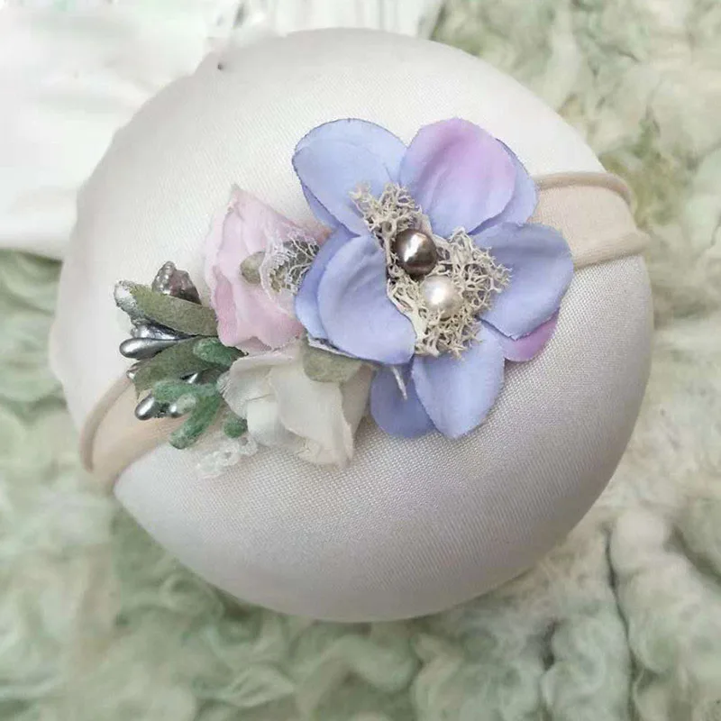 2019 реквизит для фотосъемки новорожденных Детские волосы малышей с цветочным