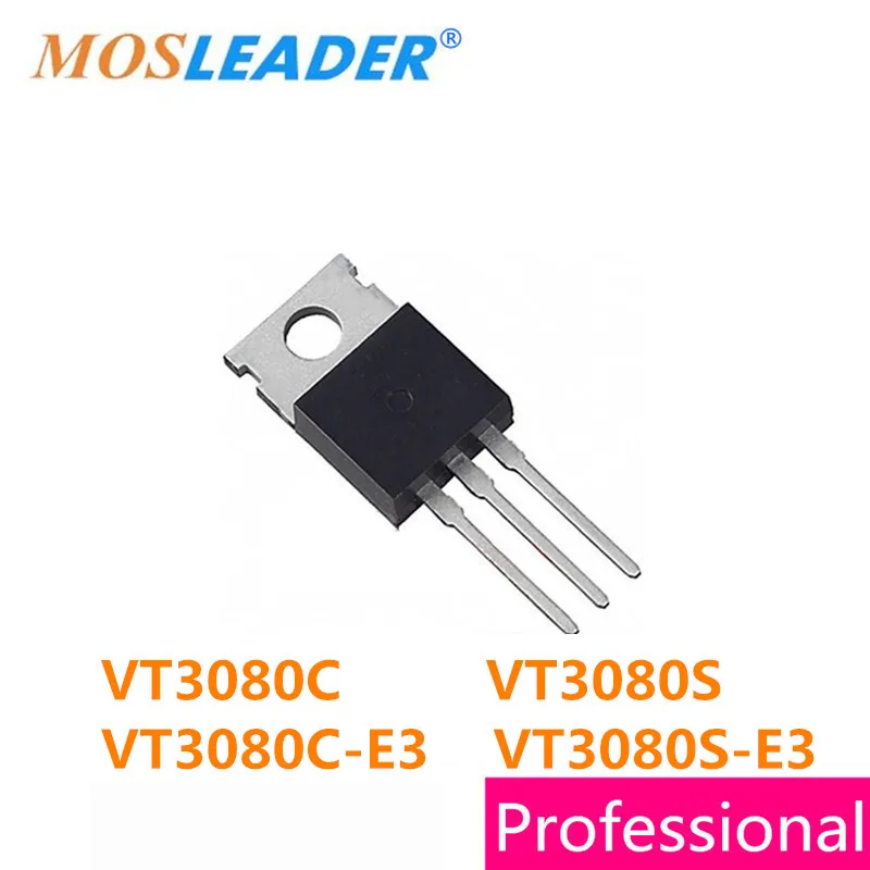 

Mosleader, 50 шт в наборе, TO220 VT3080C VT3080S VT3080C-E3 VT3080S-E3 VT3080 VT3080C-E VT3080S-E