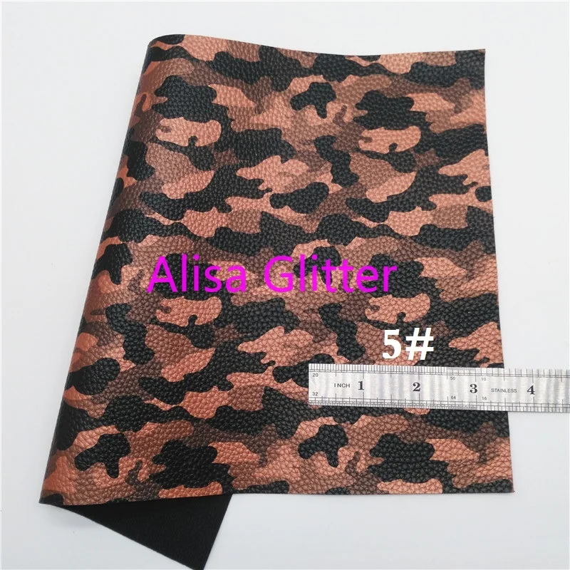 1PCS A4 SIZE 21X29cm Alisa Glitter BROWN Fabric Croco Faux Leather Synthetic PU for Bow DIY G33A | Дом и сад