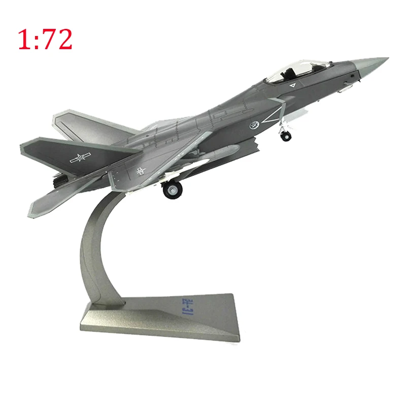 1/72, 1/48 масштаб, сплав, самолет, китайские ВВС, J-31, Gyrfalcon Fighter J31, модель, игрушки для детей, подарок для коллекции