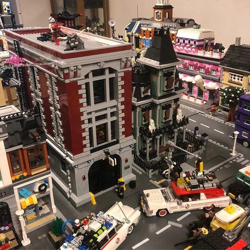 DHL 16001 4705 шт Ghostbusters Firehouse комплекты моделей Brinquedos совместимые с City75827 - купить по