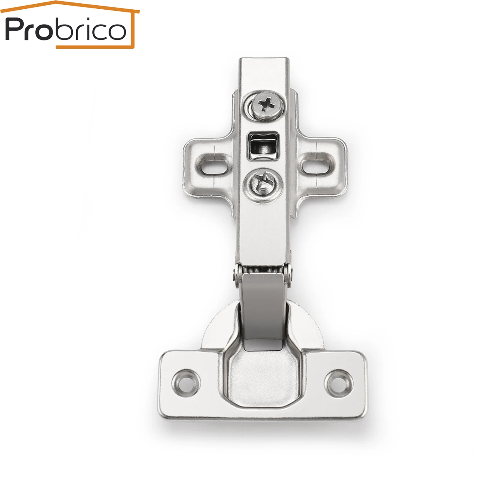 

Probrico 4 Pair Soft Close Concealed Kitchen Cabinet Hinge CHR093HA Full Overlay Hydraulic Furniture Cupboard Door Hinge