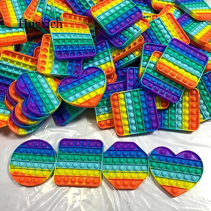 

Push Pop Bubble Sensory Toy Autism Needs Squishy Stress Reliever Toys Adult Kid Funny Anti-Stress Pop it Fidget Reliver Stress