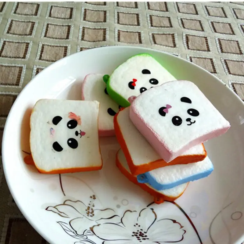 1 шт. автомобильные брелки и аксессуары Kawaii нарезанные мягкие кольца для тостов с