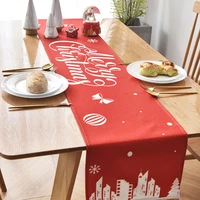 christmastable runner household cotton linen table cover wedding decor xmas decoration holiday party tablecloth