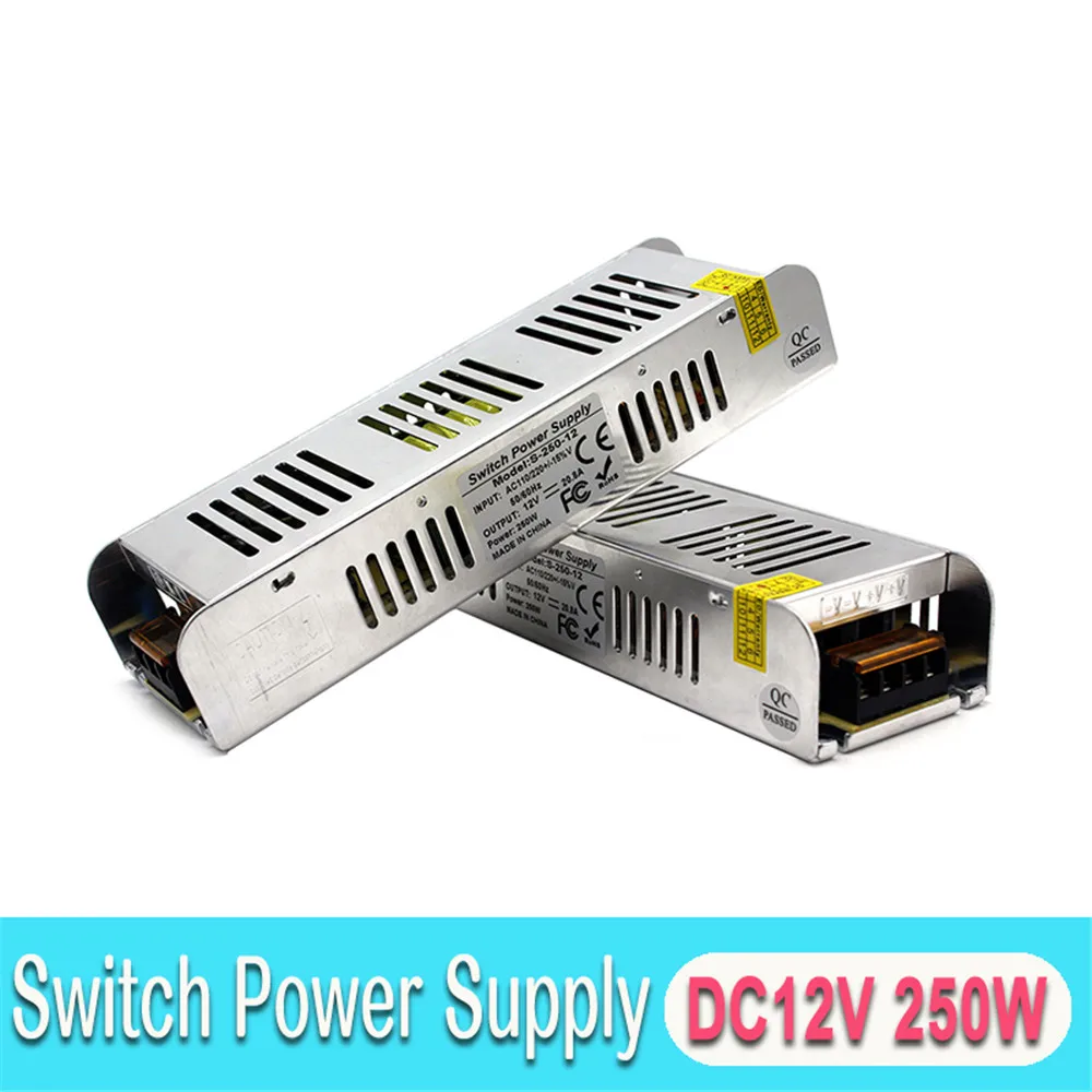 Variable Lighting Transformers DC12V 48W 60W 72W 100W 120W 150W 180W 240W 250W 300W 350W 360W 12V DC Power Supply For LED light | Лампы и