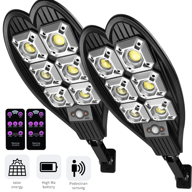 

6000Watts Solar Street Light Powerful Solar Lamp IPX6 Waterproof Smart Garden Light Street Lamp With Motion Sensor Light outdoor