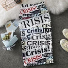 Женская юбка-карандаш с высокой талией, в стиле граффити