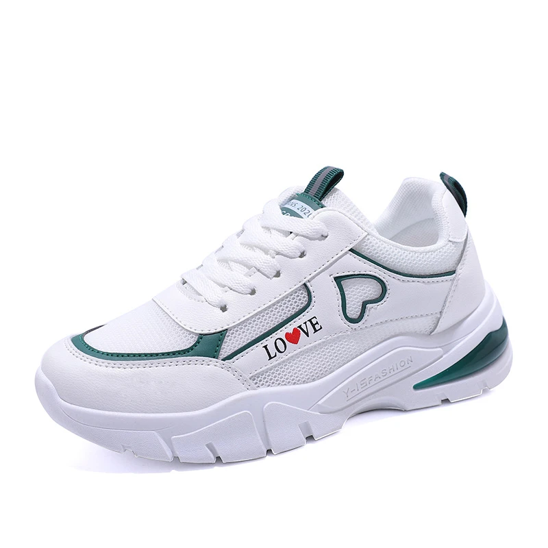 Женские кроссовки Летние дышащие для девочек Уличная обувь бега Нескользящая