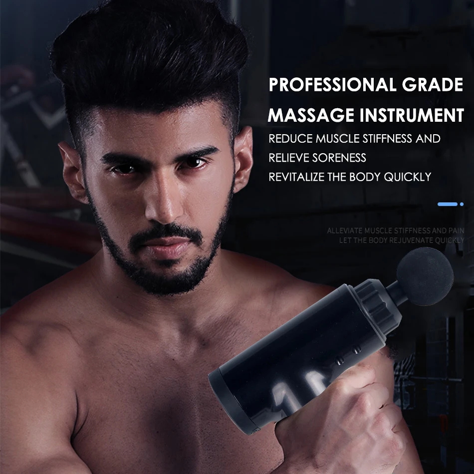 Электрический массажный пистолет портативный мышечный Стимулятор Fascial