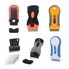 Скребок EHDIS для тонировки оконных стекол, углеродистая сталь лезвие, стикер, скребок для удаления клея, очистка виниловой пленки, скребок для пленки, автомобильный инструмент