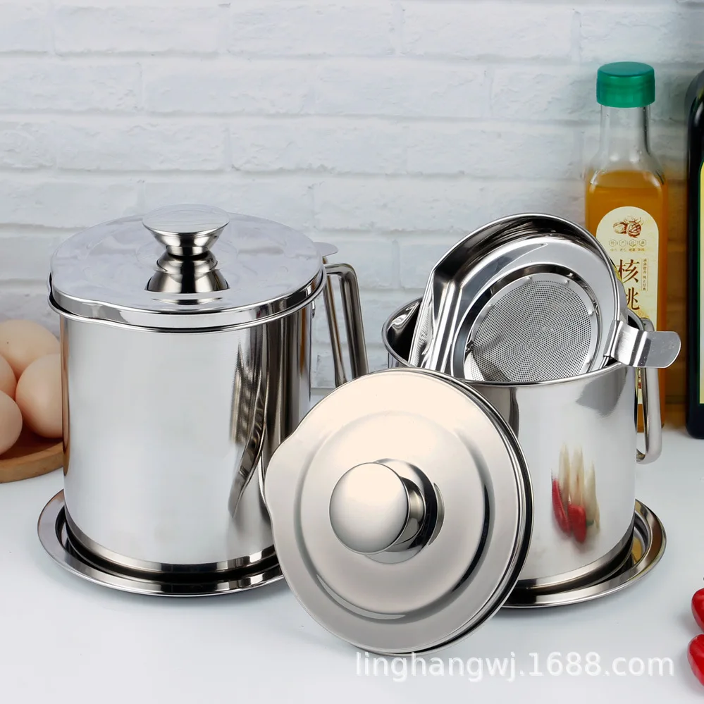 Канистра для масла из нержавеющей стали с фильтром большая емкость хранения