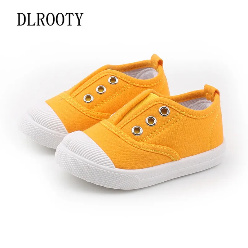 Canvas Children Shoes Sport Breathable Elastic Band Boy Girl Sneakers Kids Casual Child Flat Soft Running Autumn Spring