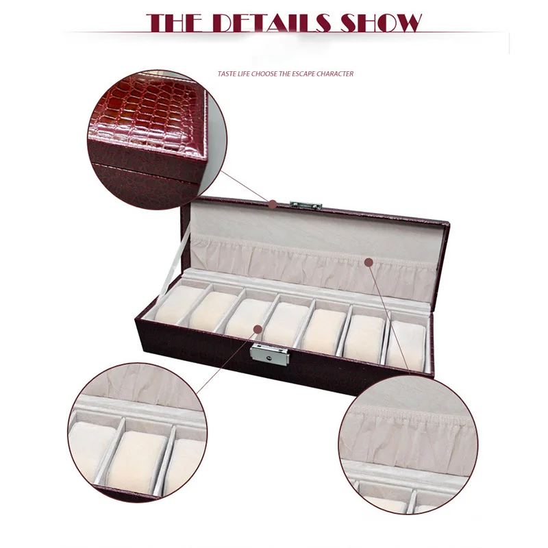 Горячая Кожа Часы Коробка Чехол серпантин Пряжка Кашемир для мужчин наручные