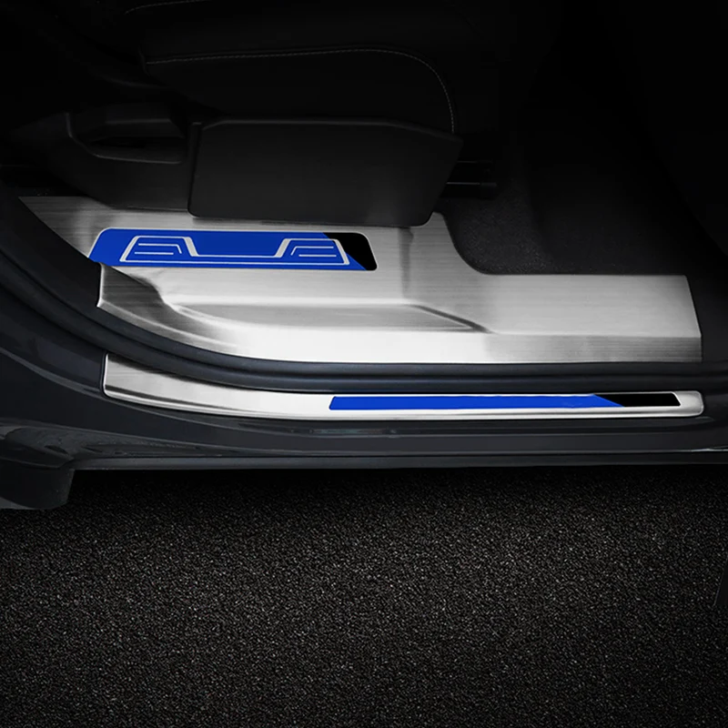 CARMANGO для Volkswagen VW Atlas Teramont автомобильные дверные пороги Накладка Добро пожаловать