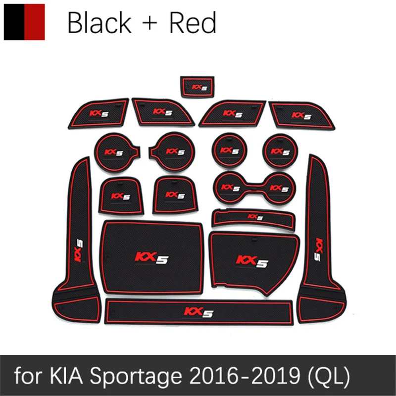 Противоскользящий коврик для KIA Sportage 2016 2019 QL 4th Gen MK4 KX5 слот ворот Coaster анти грязный