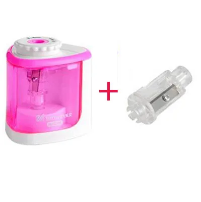 Pink Replacement too TENWIN электрическая точилка для карандашей, Детские Канцелярские товары для школы, офиса, дома, розовая, синяя Автоматическая точилка для карандашей 8005 - Цвет: Pink Replacement too