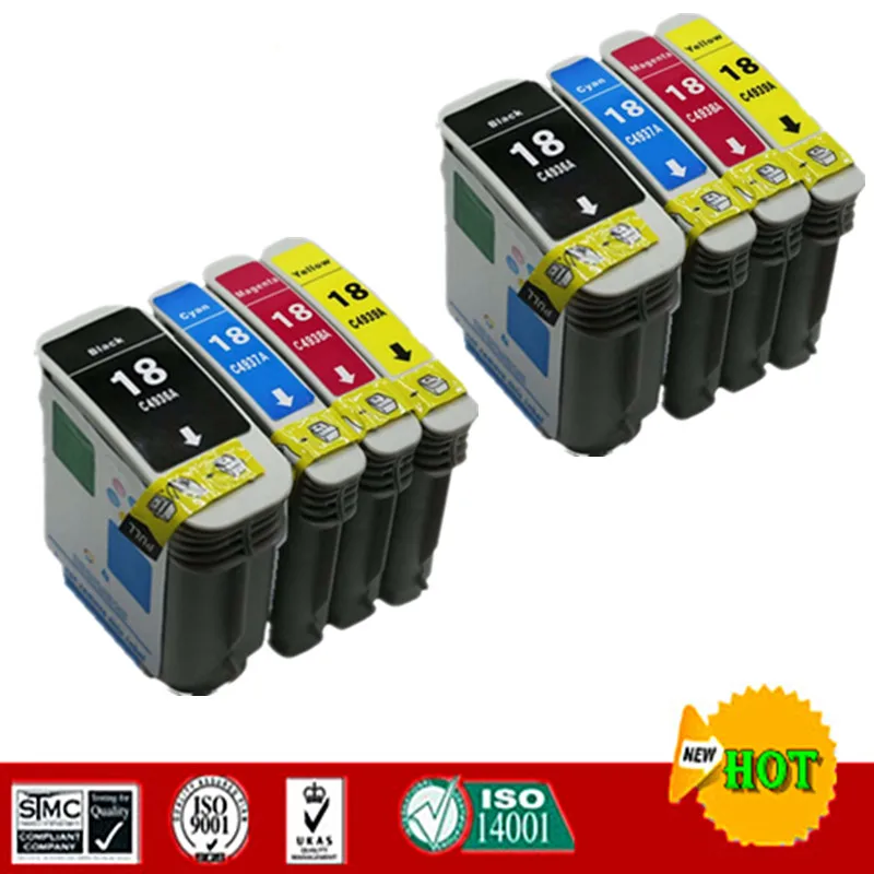 Cartucho de Tinta Compatível para o Terno Hp18 para hp Officejet K5400dtn L7380 L7580 L7590 K8600 Etc. Pro K5300 – K5400dn