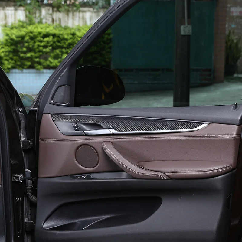 Для BMW X5 F15 2014 2018 Стайлинг автомобиля Настоящее углеродное волокно украшение