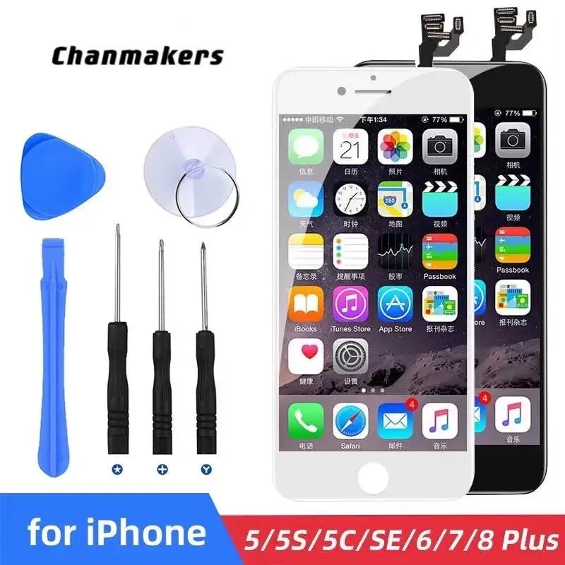 ЖК дисплей для iPhone 6 6S 7 8 plus X XS XR 11 Pro замена экрана HD 3D с сенсорным экраном
