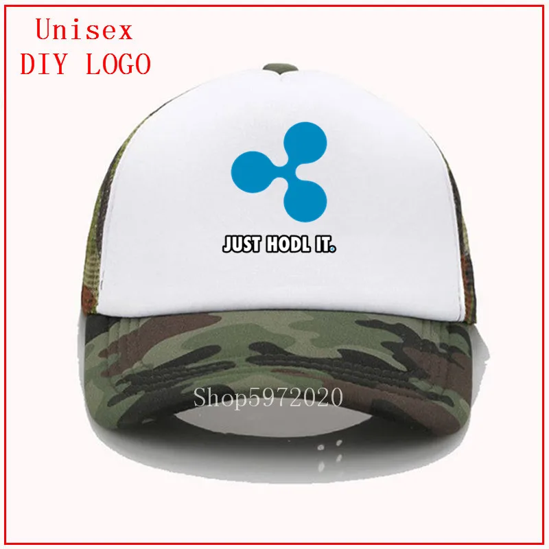Бейсболка Just Hodl It Ripple для мужчин и женщин модная дышащая сетчатая Кепка с