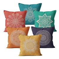 pillow case mandala pillowcase boho retro designer decorative 4545 4040 for sofa moroccan fur linen cushion cover