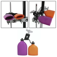 double sambago bell percussion latin music cowbell knocker low wooden drum accessories sound part high fish q8b4