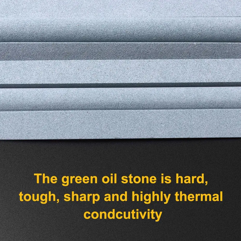 6 шт. зернистость 180 # мульти форма зеленый углеродный шлифовальный камень точилка