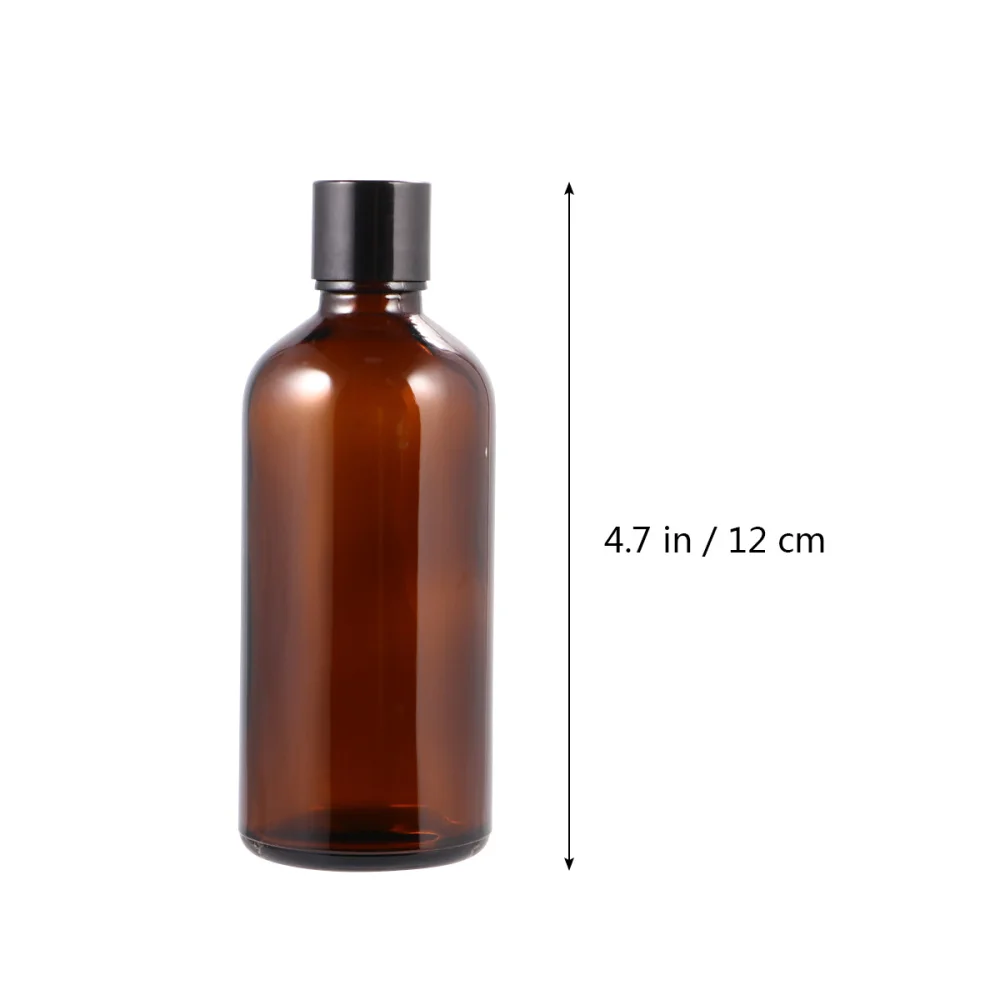 

10pcs Empty Makeup Containers Subpackage Bottles Refillable Essential Oil Containers Cosmetics Glass Bottles 100ml