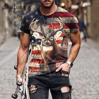 sexy mens t shirt fashion 3d print tops 2021 summer new patchwork casual pullovers plus size 3xl men skinny tees clothing