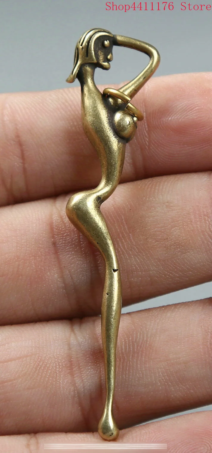 Собирайте маленькие сувениры китайские бронзовые красивые женские ушные кулоны