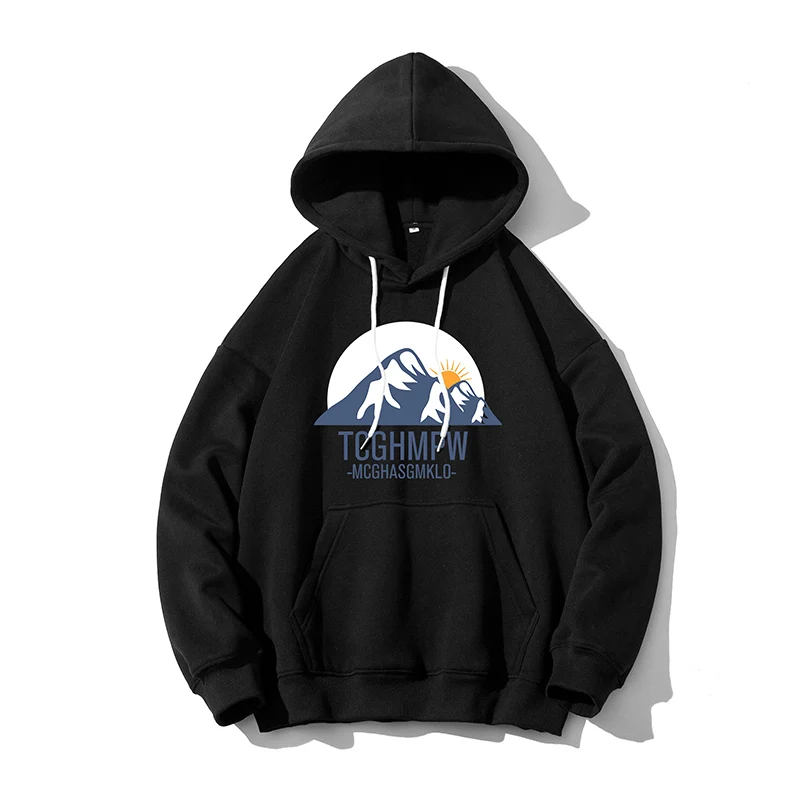 

SingleRoad Mens Hoodies Men 2021 Spring Print Casual Oversized Hip Hop Harajuku Japanese Streetwear Sweatshirt Black Hoodie Men