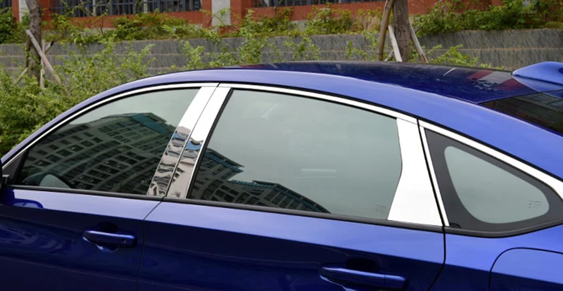 14 шт. декоративные накладки из нержавеющей стали для наружных стекол Honda Accord 10th