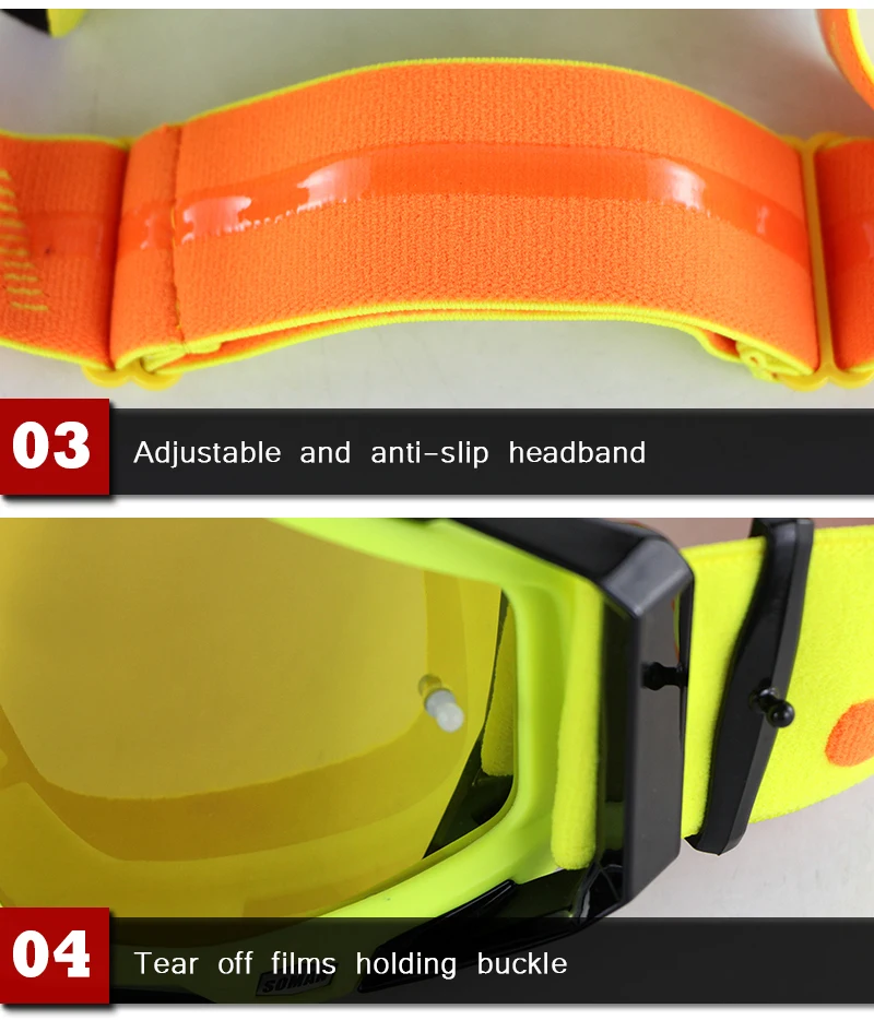 SM11 очки для мотокросса защита от УФ лучей ATV Gafas внедорожные грязевые