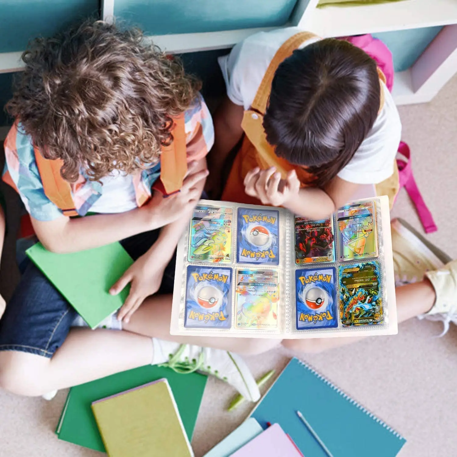 TOMY-&aacute;lbum de tarjetas marcadores de libros Pokemon para ni&ntilde;os, carpeta de colecci&oacute;n de tarjetas de Anime, 27 estilos, 240 Uds.-1