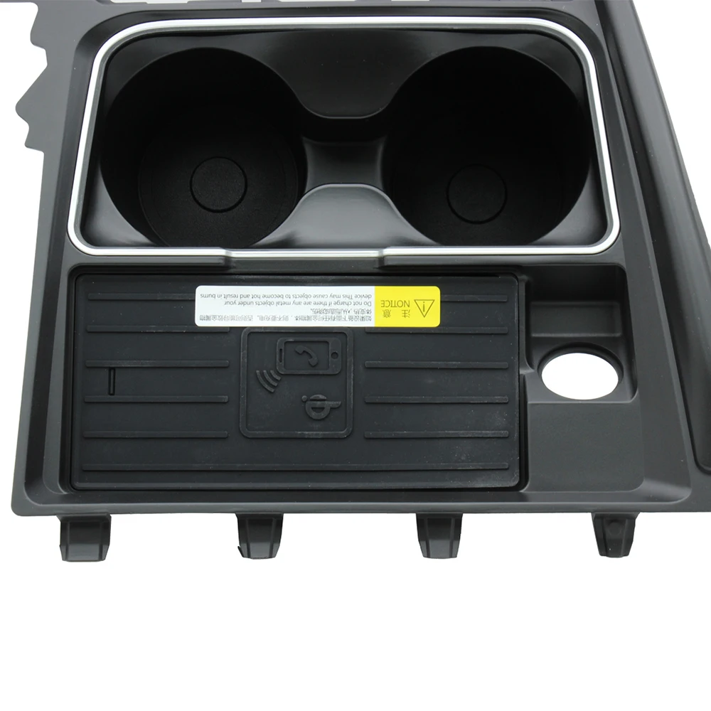 

Car Wireless Charger ABS Center Console Cup Holder Qi Phone Charger Mat Pad for BMW 3 Series F30/F31/F35 2016-2019