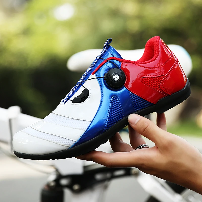 

Новинка 2020, стильная дышащая обувь для велоспорта, самоблокирующаяся Уличная обувь для горного велосипеда, гоночные кроссовки, спортивная ...