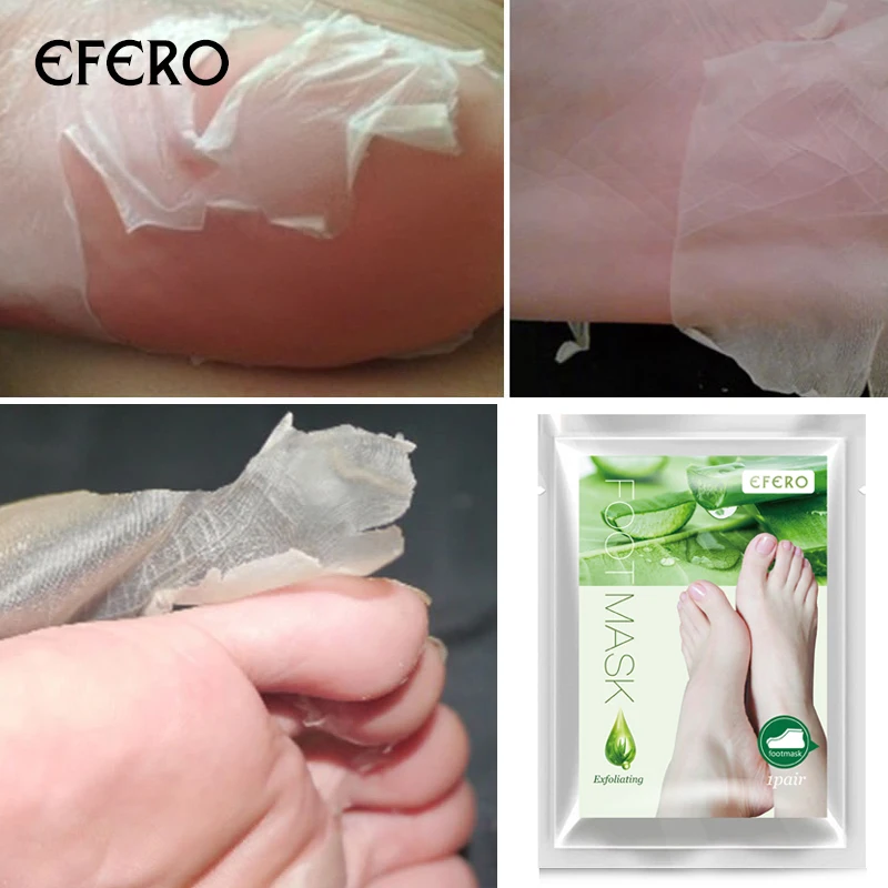 EFERO/1 пара детских масок для ног, отшелушивающая маска для ног, носки для педикюра, пилинг для удаления омертвевшей кожи, маска для ног, уход за ногами, TSLM2